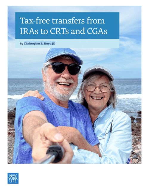 Tax-free transfers from IRAs to CRTs and CGAs Thumbnail