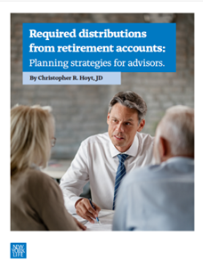 Required distributions from retirement accounts:  Planning strategies for advisors Thumbnail